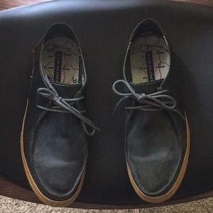 Blue leather Oliberte men’s shoes